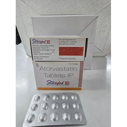 10mg Storvas Atorvastatin Tablets IP