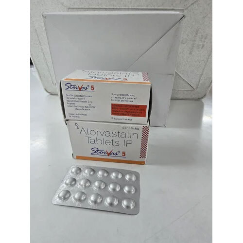 5Mg Storvas Atorvastatin Tablets Ip - Drug Type: General Medicines