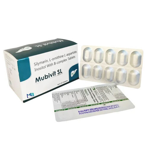 Mubivit Sl Silymarin L Ornithine L Aspartate Inositol And B Complex - Dosage Form: Tablets