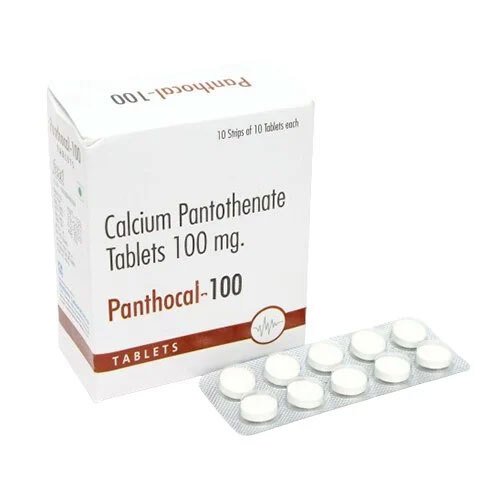 100Mg Panthocal Calcium Pantothenate Tablets - Drug Type: General Medicines