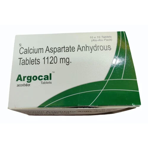 1120Mg Argocal Calcium Aspartate Anhydrous Tablets - Drug Type: General Medicines