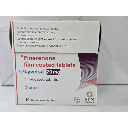 20mg Lyvelsa Finerenone Film Coated Tablets