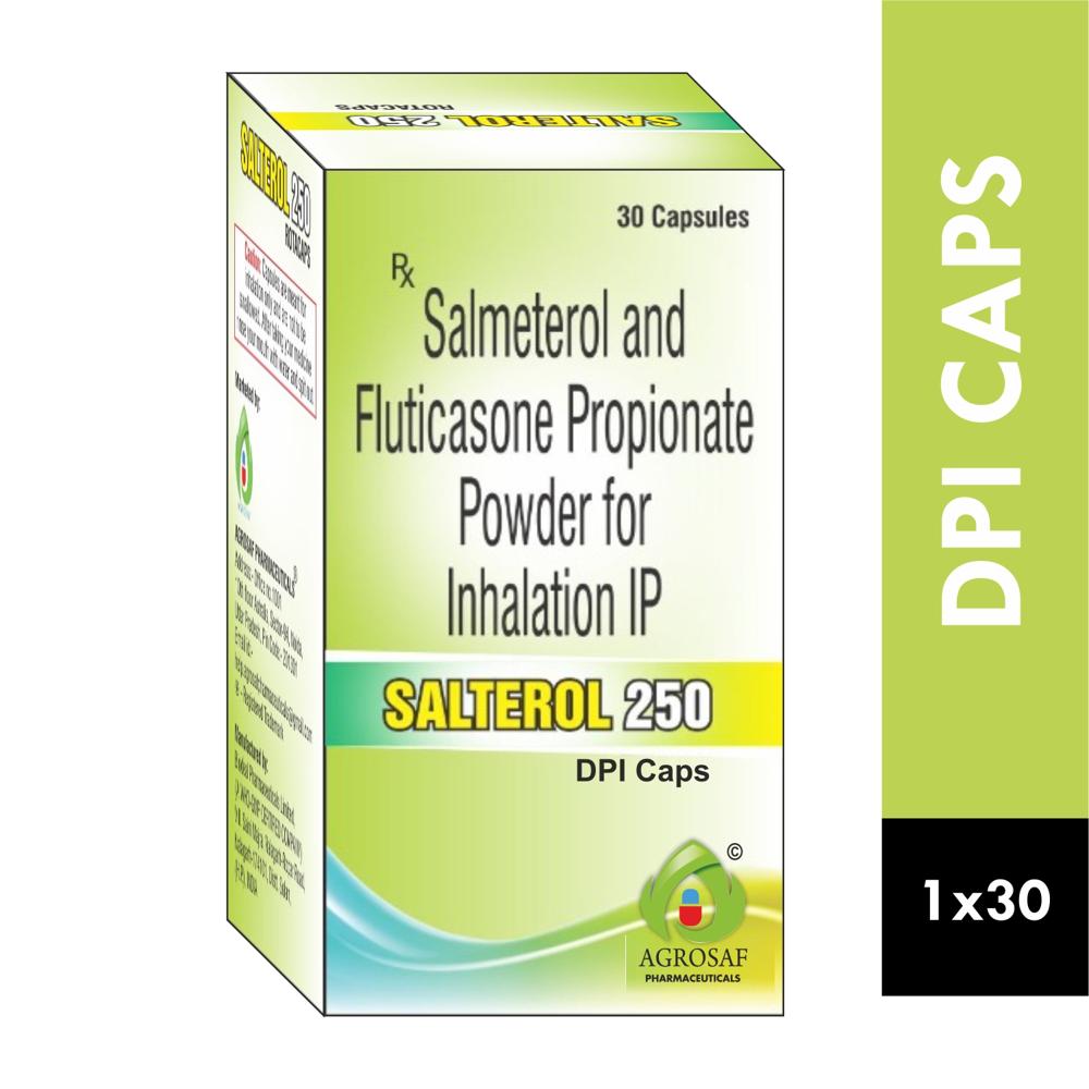 SALTEROL 250 ROTACAP - SALMETEROL(50MCG) & FLUTICASONE PROPIONATE(250MCG)