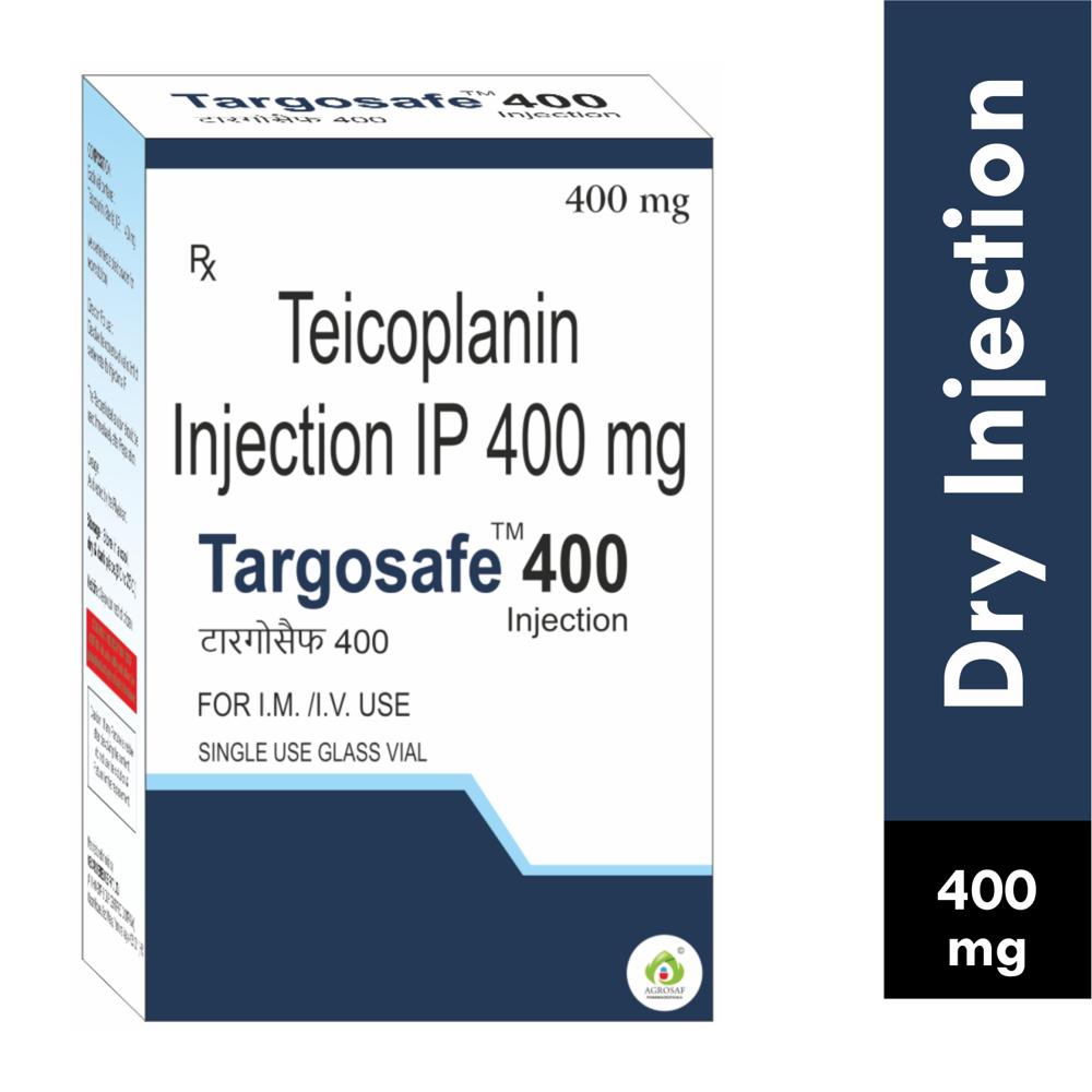 TARGOSAFE 400 INJECTION -Teicoplanin (400mg)