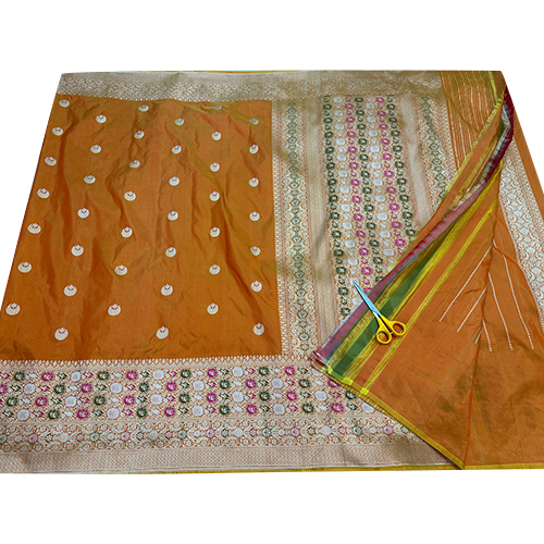Banarasi Pure Katan Paithani Meenadar Border Handloom Kadwa Weaving Silk Saree - Color: Different Available