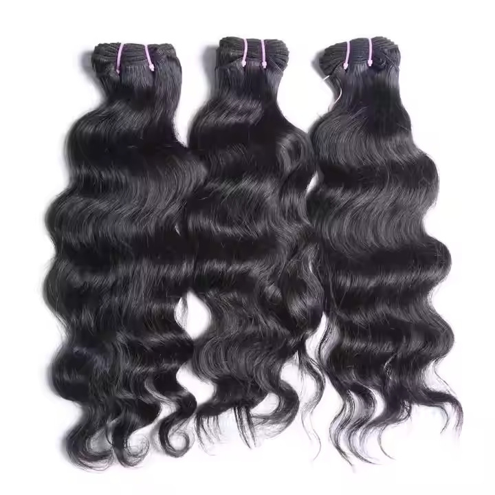 South Indian Temple Remy Natural Color Weft Hair Bundle