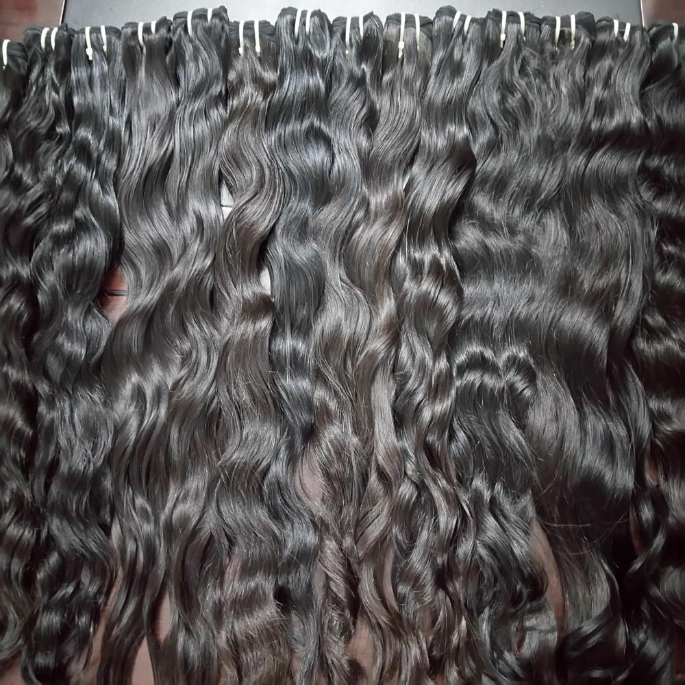 Wholesaler South Indian Temple Hair for Sew In Human Hair Weaves Sewn In Weft Bundles