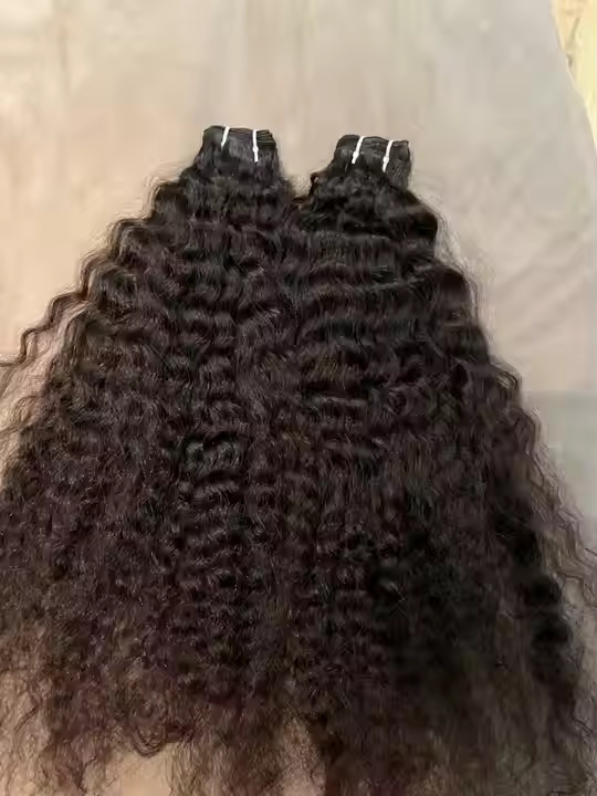 South Indian Temple Remy Natural Color Weft Hair Bundle
