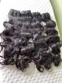 Authentic 100% Raw Indian Unprocessed Human Hair Extensions Lose Curly Bundle