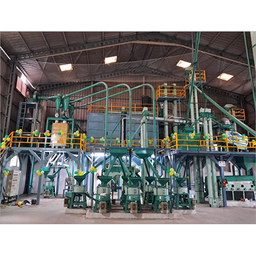 Industrial Three Phase Atta Chakki Plant - Capacity: 40-60 Ton/Day