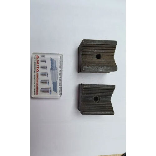 Threading Machine Vise Jaws - Color: Grey