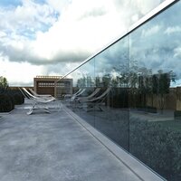 Frameless Aluminium Glass Balustrade
