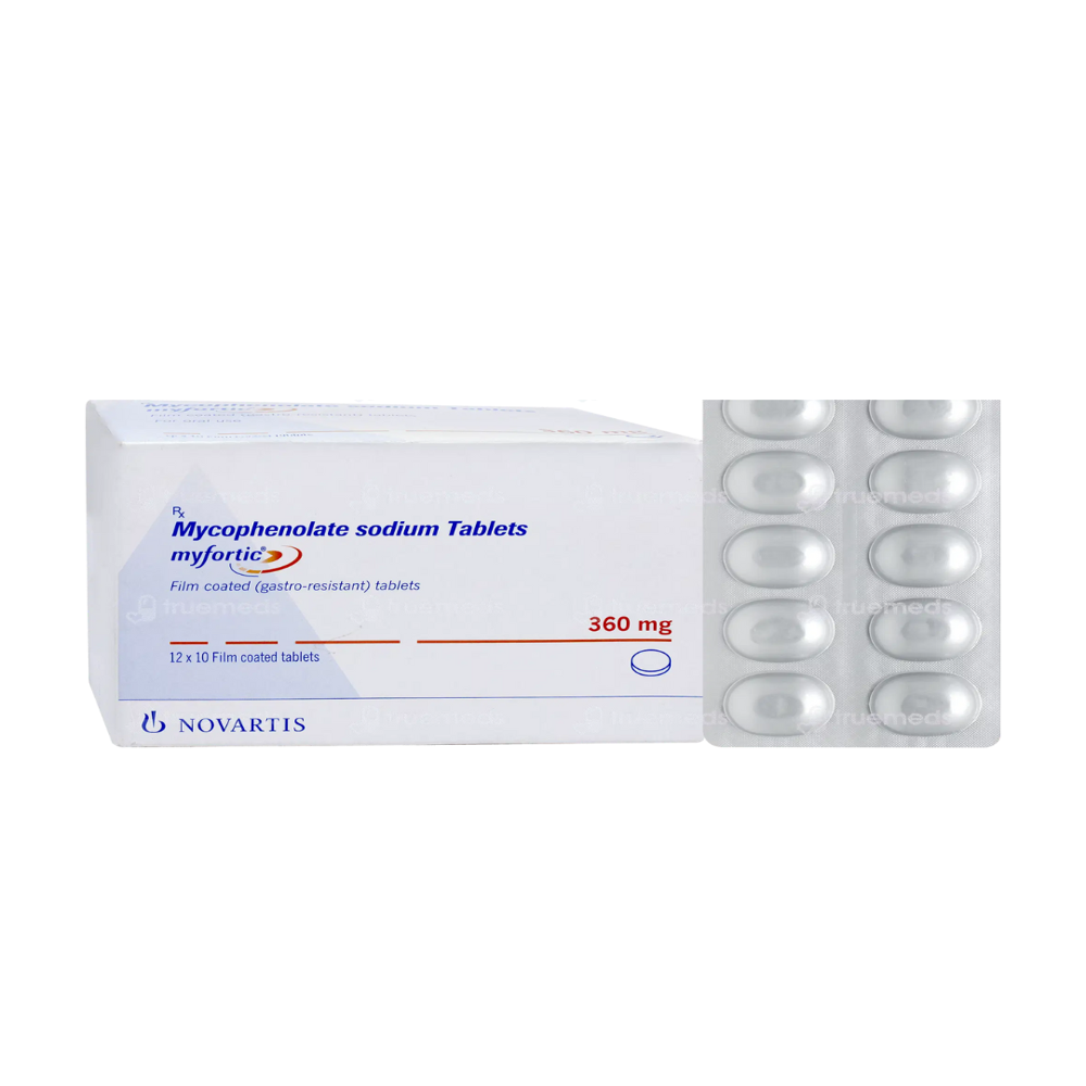 Myfortic -S Mycophenolate sodium Tablet 360 mg