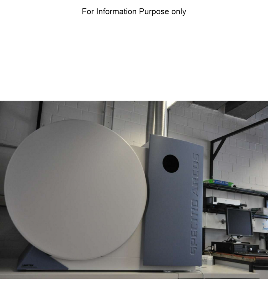 Spectro Arcos Icp-Oes Analyzer