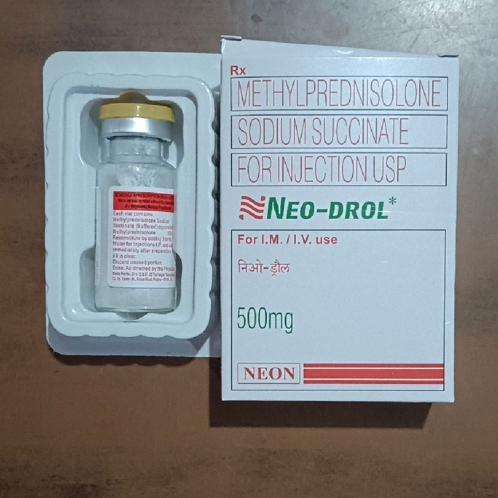 Neo-Drol Methylprednisolone Injection 500 mg