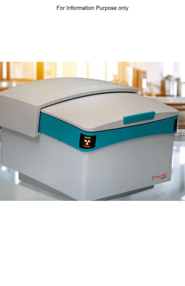 Spectro 380 mm Spectrocube XRF Spectrometer