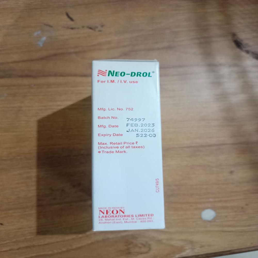 Neo-Drol Methylprednisolone Injection 1000mg
