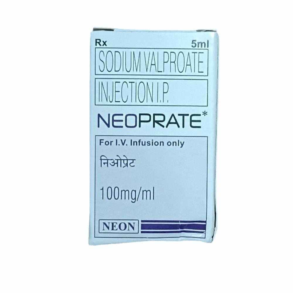 Neoprate Sodium Valproate  Injection 100mg