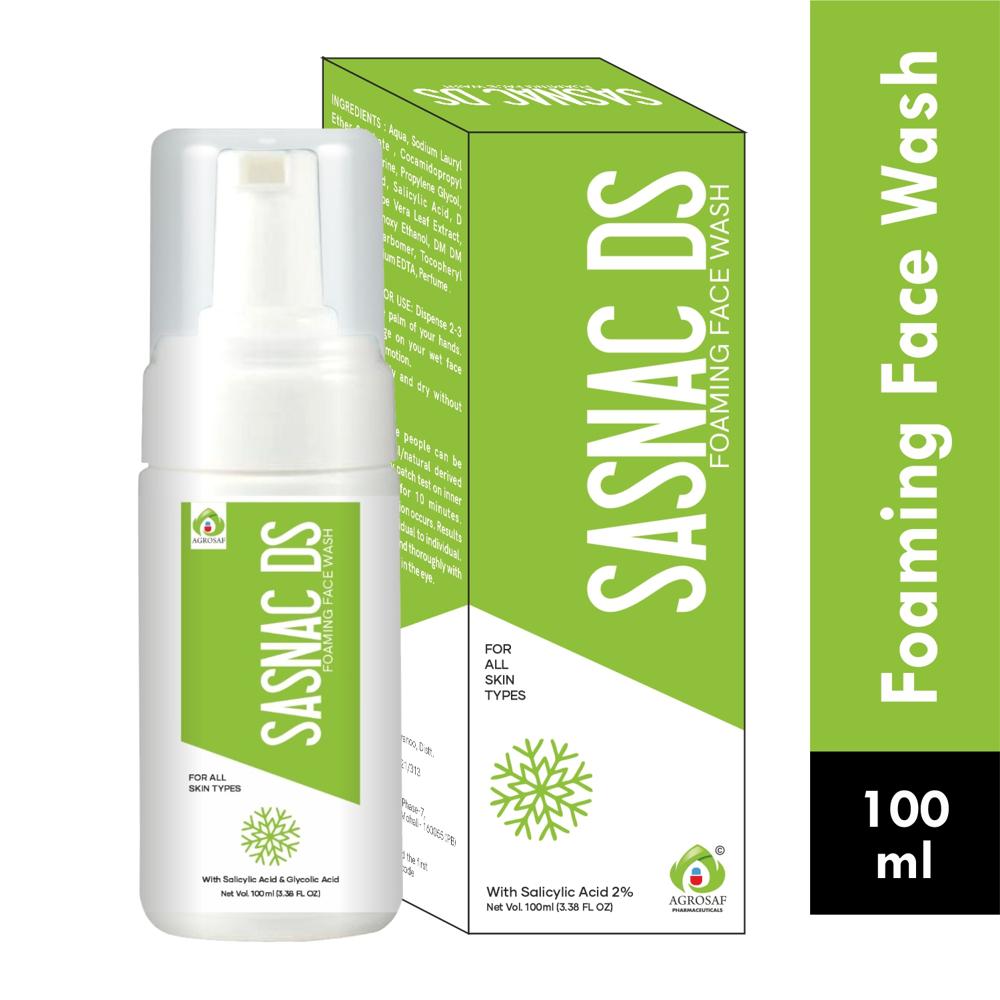 SASNAC DS FOAMING FACE WASH - Salicylic Acid 2% W/v(aqua,sodium Lauryl Ether Sulphate