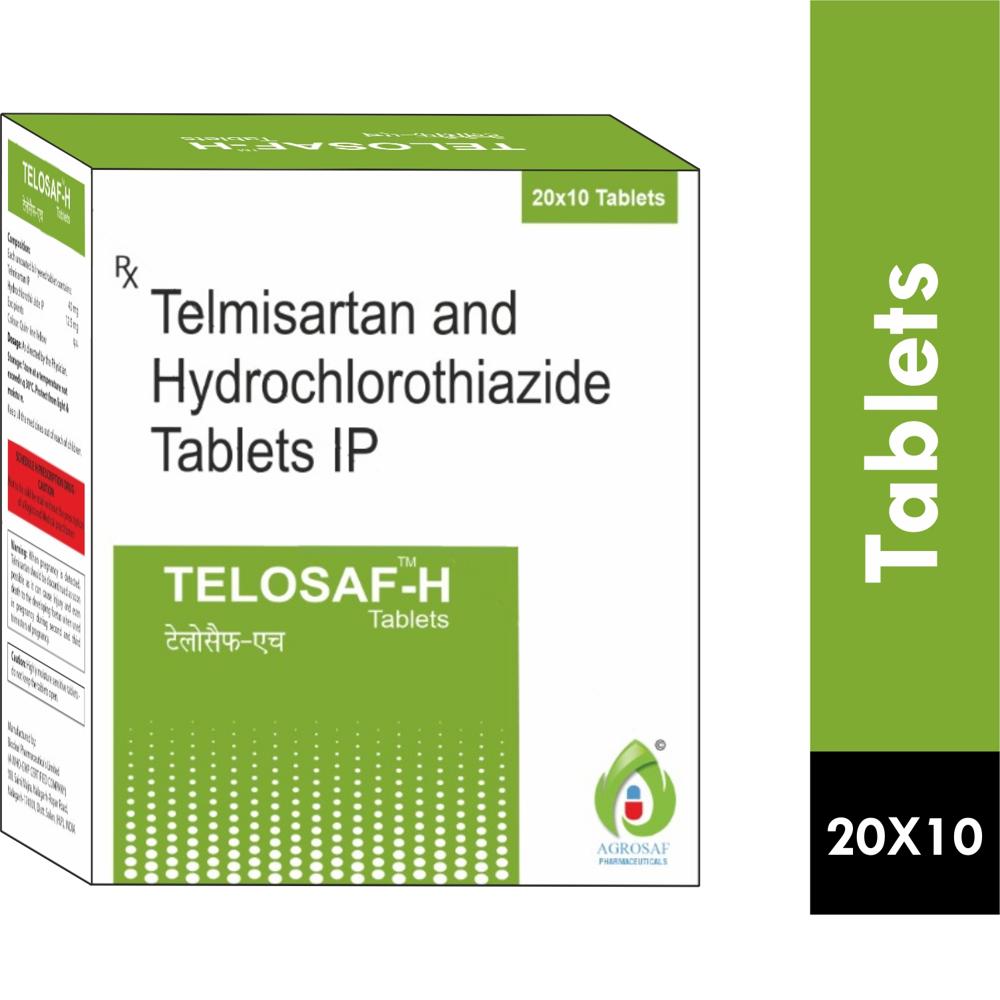 TELOSAF H TABLET 20X10 - Telmisartan (40mg) + Hydrochlorothiazide (12.5mg) + Excipients Q.s. + Color Quinoline Yellow