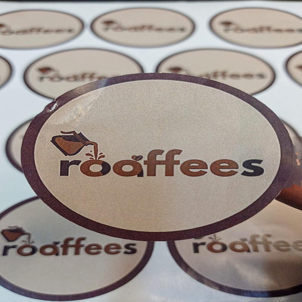 Custom Round Stickers - Coating Type: Glossy