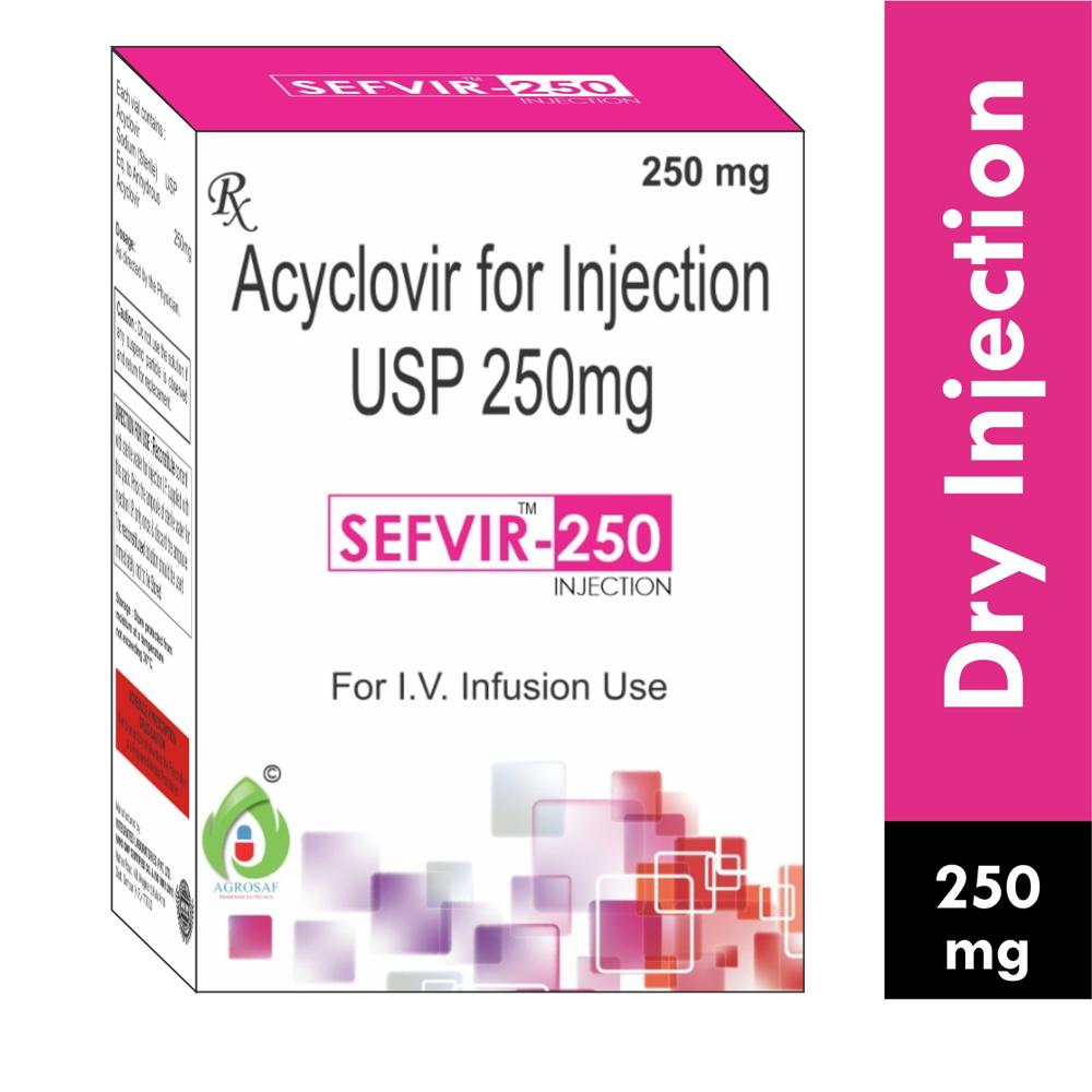 SEFVIR 250MG INJ - Acyclovir (250mg)