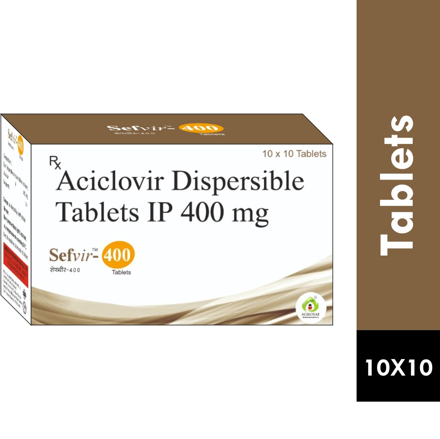 SEFVIR 400 TABLET- Aciclovir (400mg) Tablet