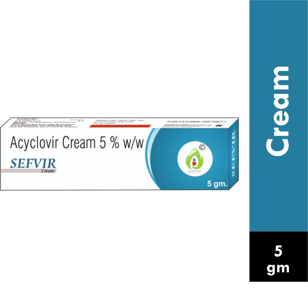 SEFVIR CREAM - ACYCLOVIR 5% W/W CREAM