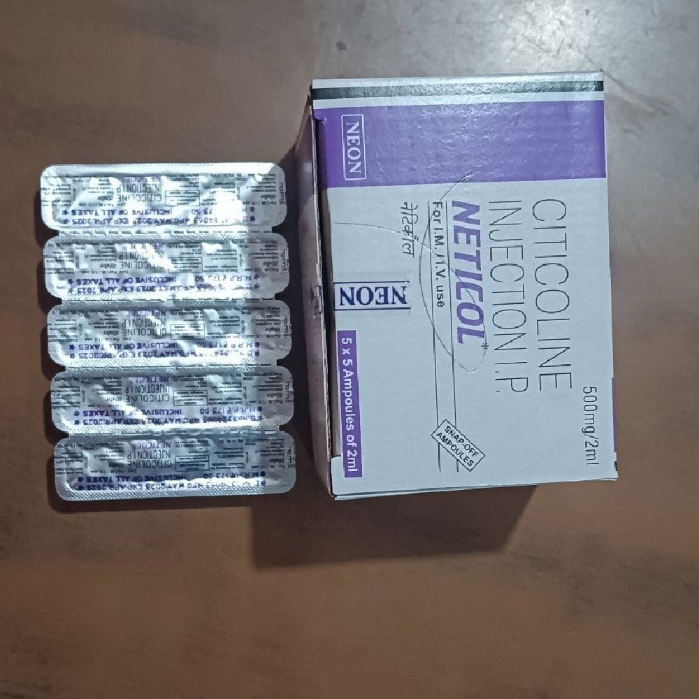 Neticol Citicoline Injection 250mg