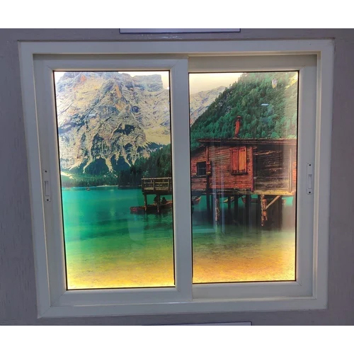 2 Track Upvc Sliding Window - Color: White