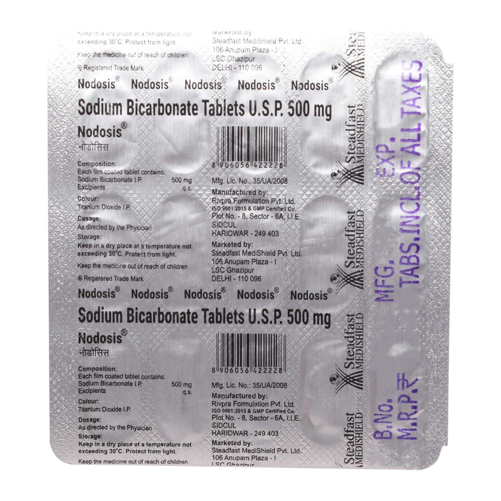 Nodosis Sodium Bicarbonate Tablet 500 mg 
