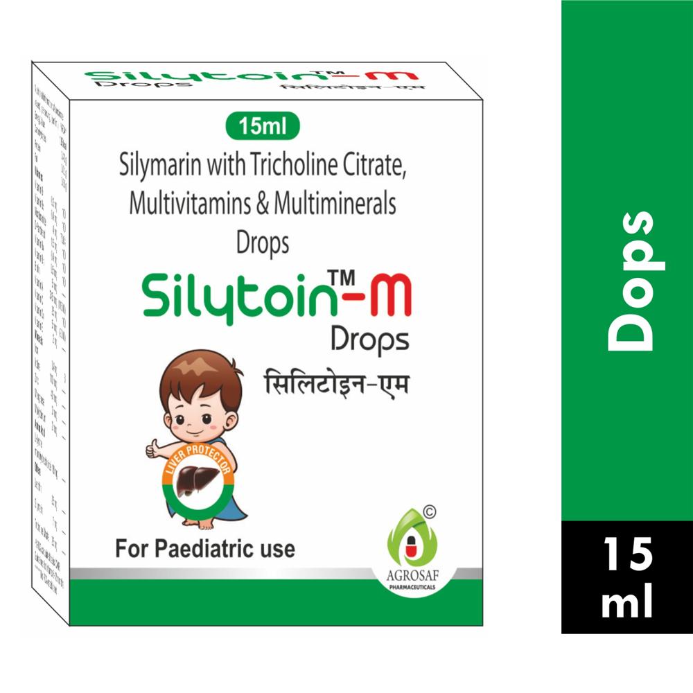 SILYTOIN M DROP - Silymarin (7mg) + Tricholine Citrate (25mg) + Lacithin(25mg) Multivitamin & Multiminerals