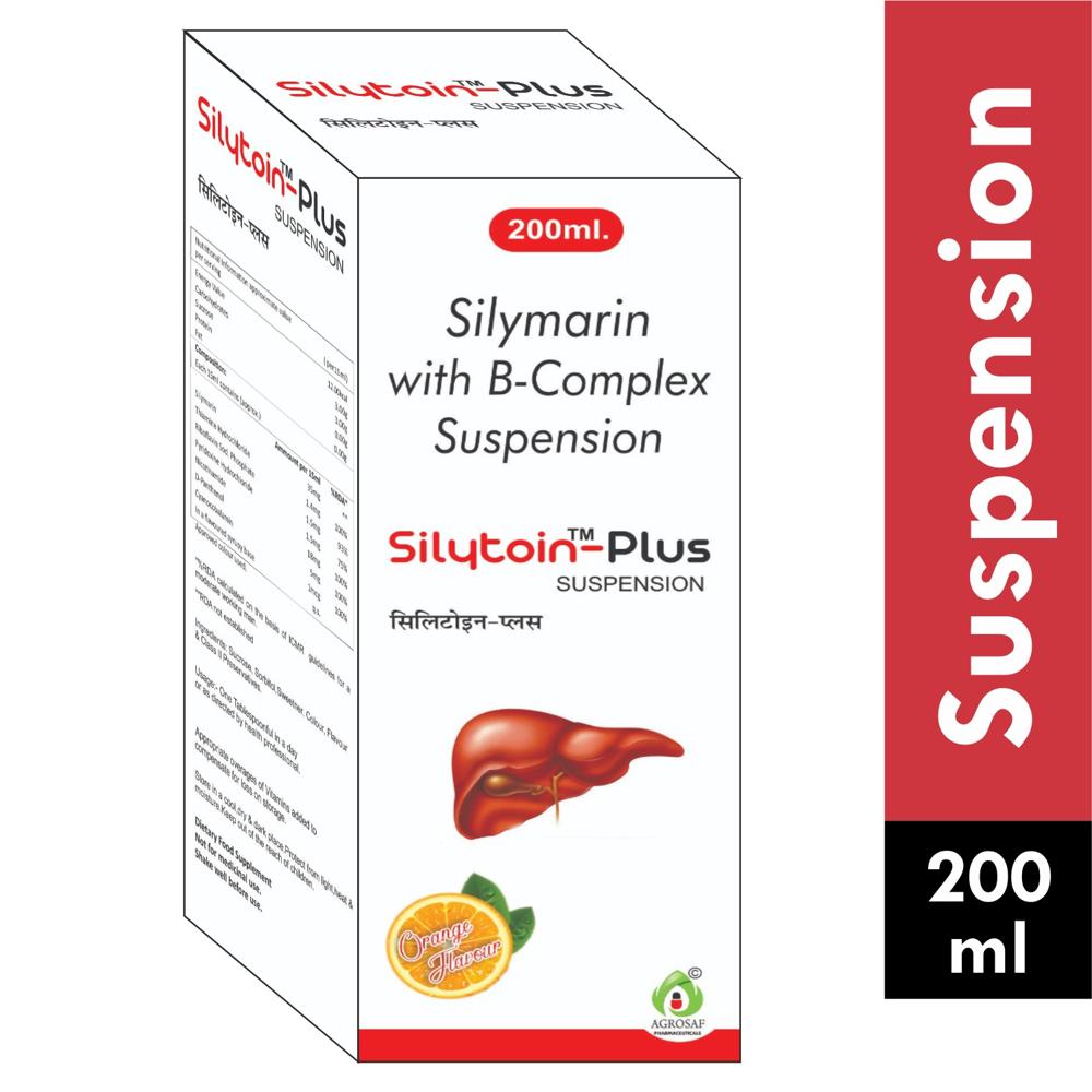 SILYTOIN PLUS SYRUP -  Silymarin 35 Mg , Thiamine Hydrochloride 1.4 Mg 