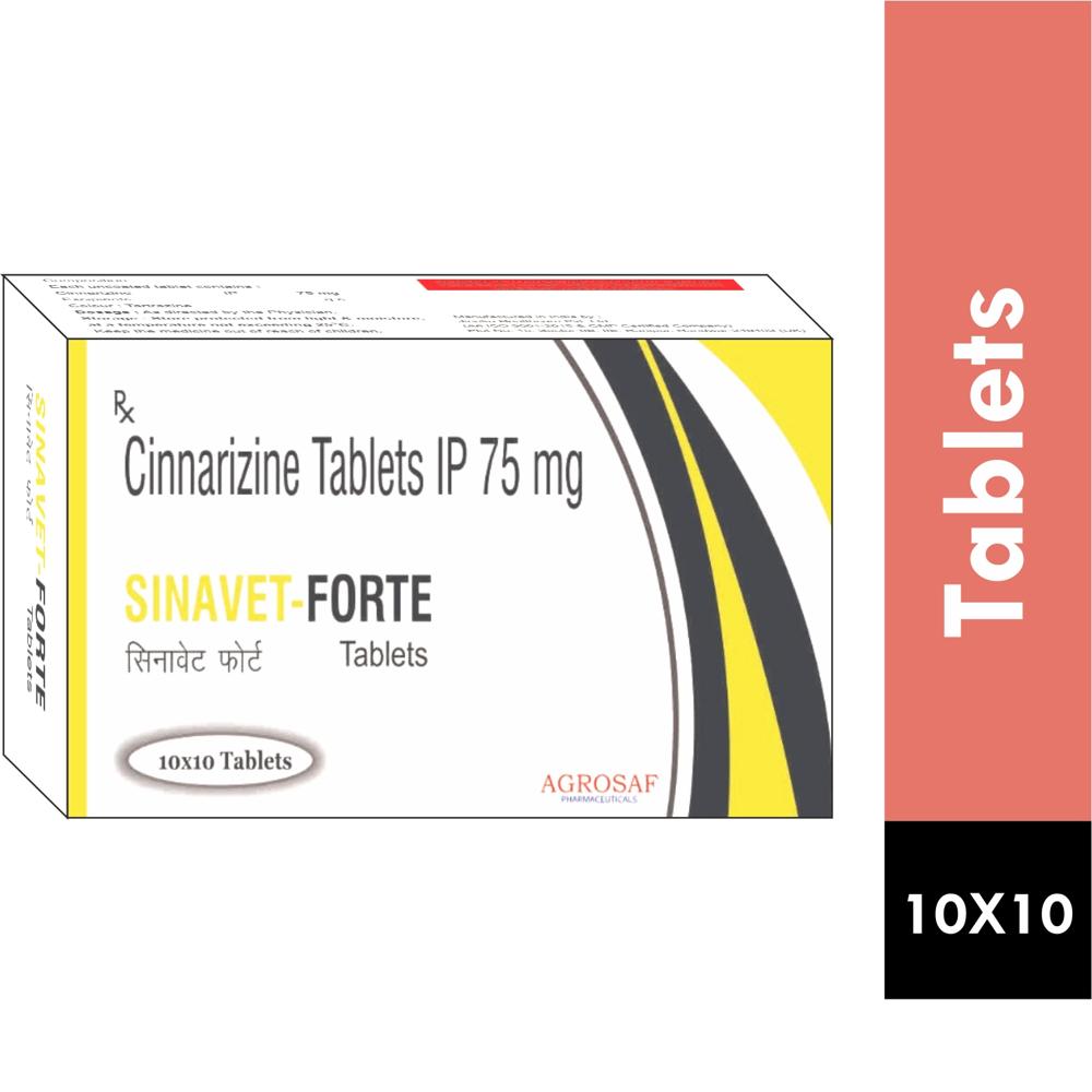 SINAVET FORTE TABLET - CINNARIZINE IP 75MG