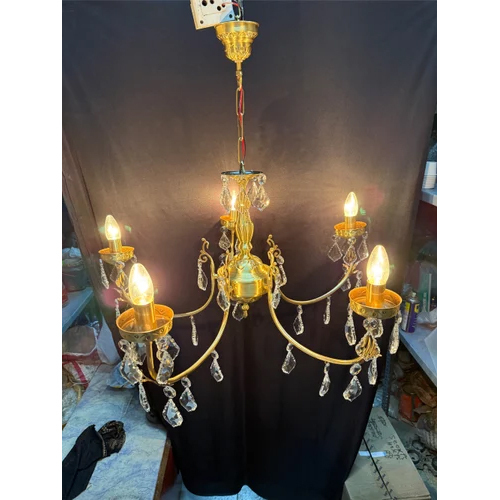 Brass Chandelier - Application: Living Room