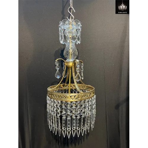 Brass Crystal Chandelier - Application: Living Room