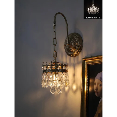 LED 5W Crystal Crown Wall Sconce