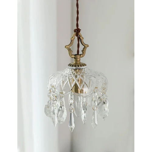 Crystal Hanging Light Luxury Glass Ceiling Lights