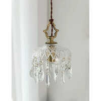 Crystal Hanging Light Luxury Glass Ceiling Lights
