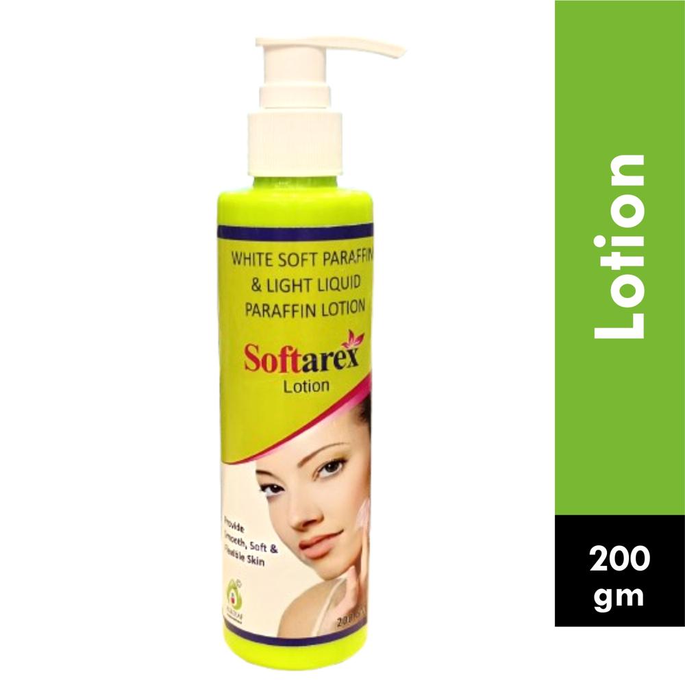 SOFTAREX LOTION - Liquid Paraffin (10.1% w/w) + White Soft Paraffin (13.2% w/w)