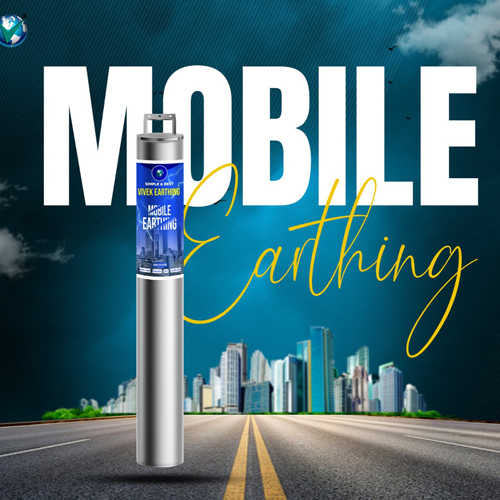 Mobile Earthing Electrode - Color: Silver