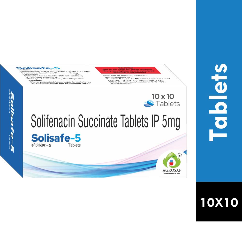 SOLISAFE 5 TABLET - SOLIFENACIN SUCCINATE 5MG TABLET