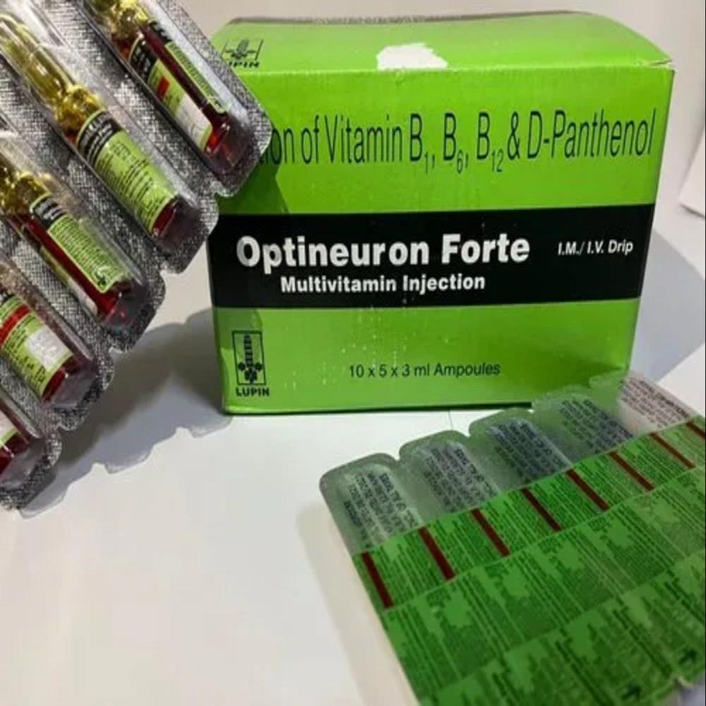 Optineuron Forte Thiamine Vitamin B1, Vitamin B6 & D-Panthenol Injection50mg