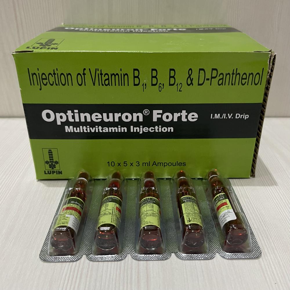 Optineuron Forte Thiamine Vitamin B1, Vitamin B6 & D-Panthenol Injection50mg