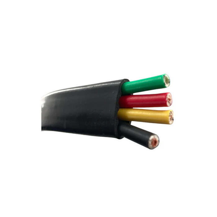 Copper Conductor Submersible Pump Cables - 2/3 Core Flat Design, 1.5 To 16 Sq Mm Sizes, Pvc/xlpe Insulation For Deep Well Applications