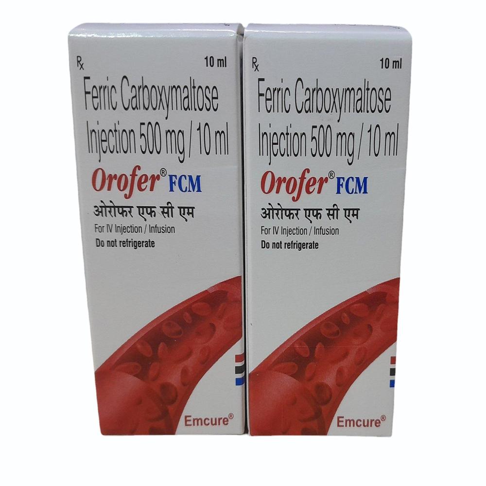 Orofer Ferric Carboxymaltose  Injection 750 mg