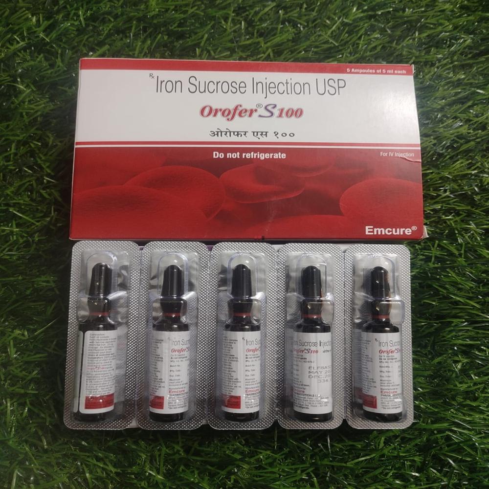 Orofer Iron Sucrose  Injection 100mg 