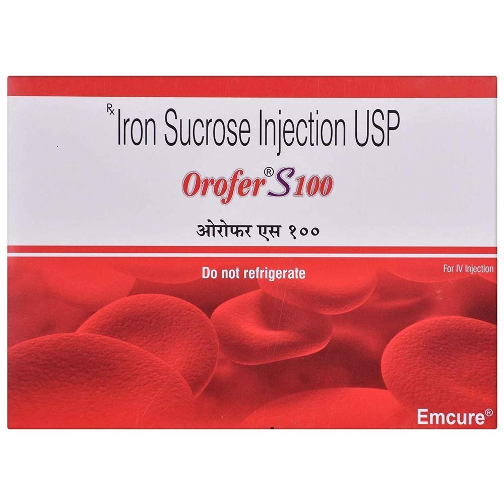 Orofer Iron Sucrose  Injection 100mg 