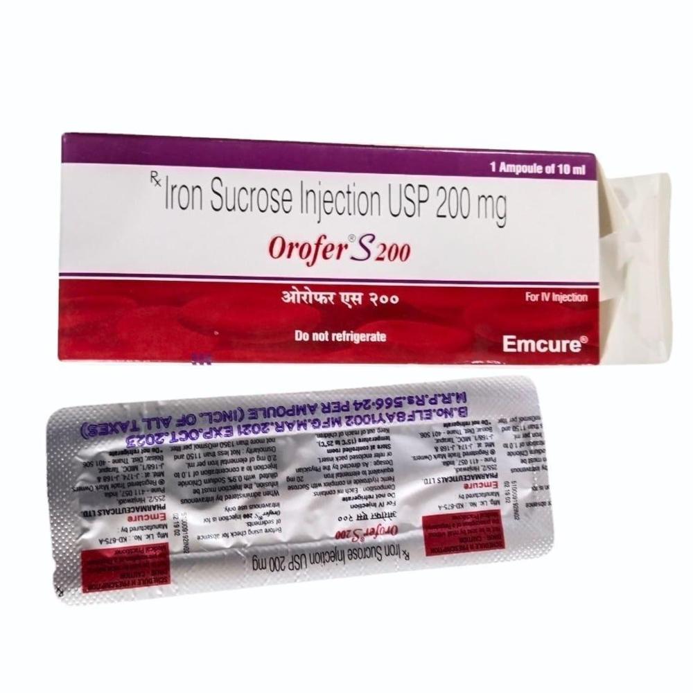 Orofer Iron Sucrose Injection  200mg
