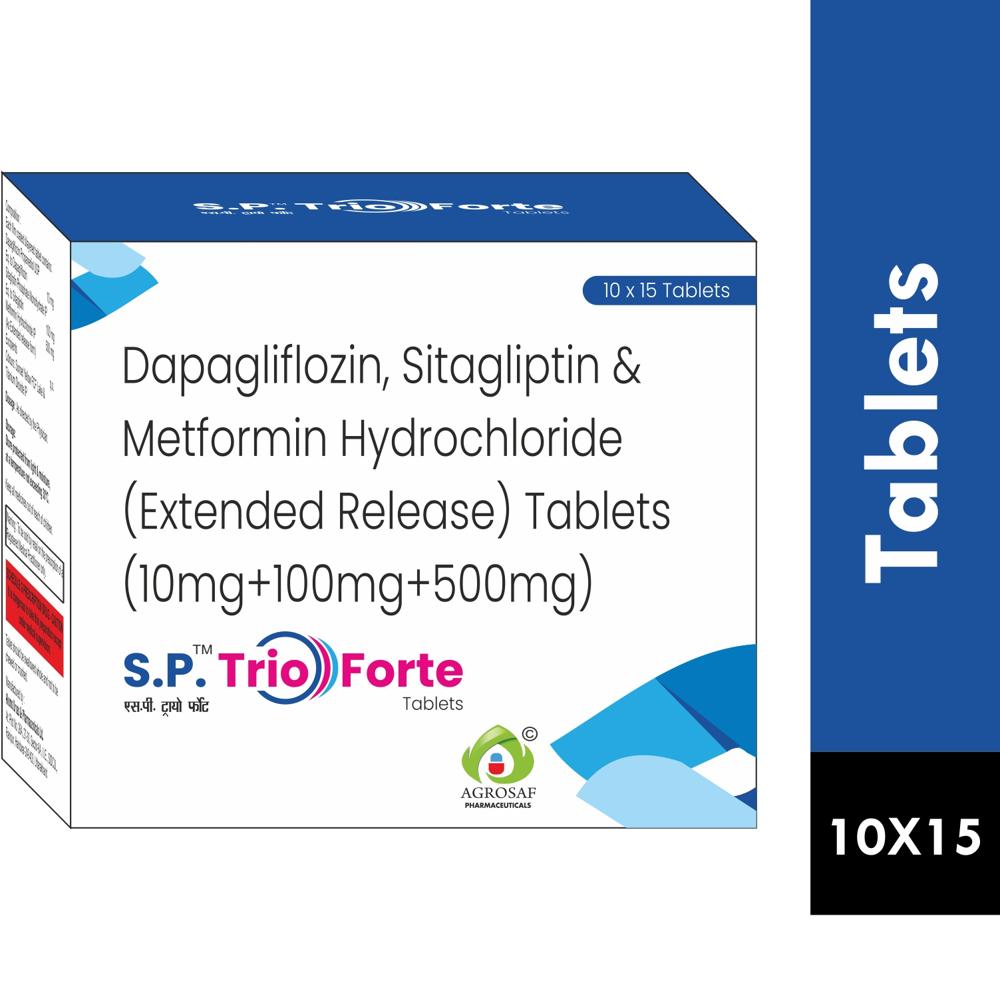 SP TRIO FORTE TABLET - sitagliptin 100mg+dapagliflozin 10mg+metformin 500mg